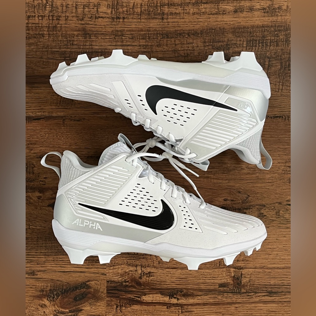 Nike Alpha Menace Strong ‘White Silver’ (Size Mens 13.5)